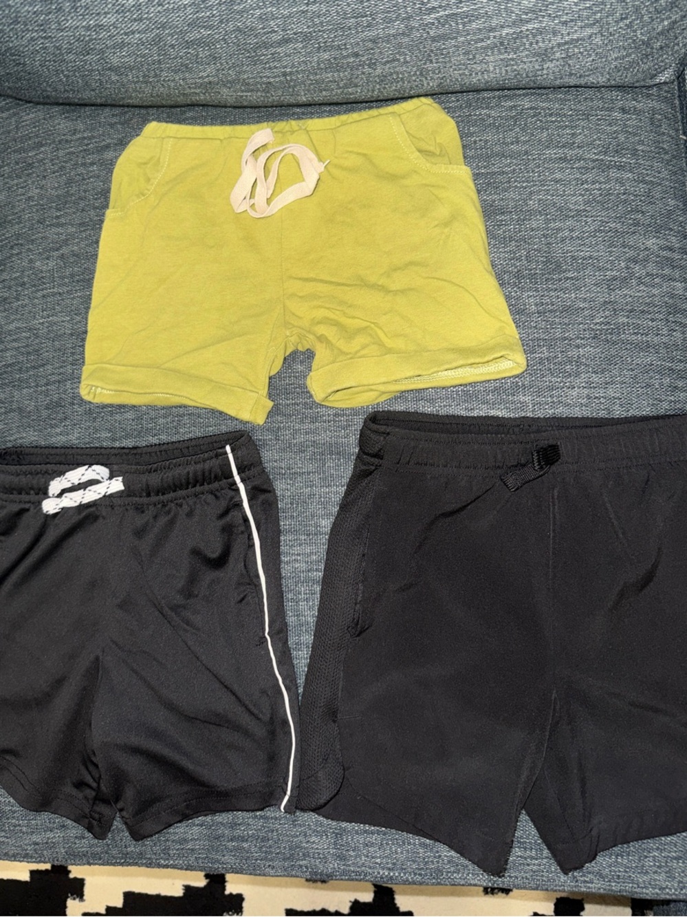 jumping beans Kids 3-Pack Shorts — Yellow and Black